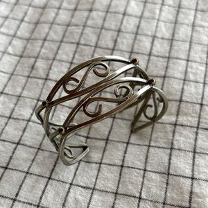 Vintage Mexican Sterling Cuff Bracelet